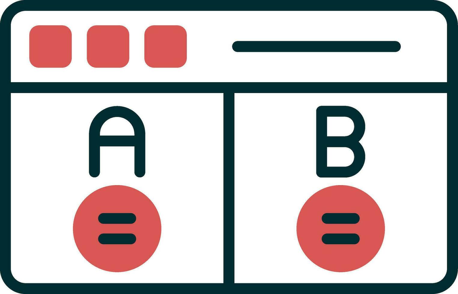 vector pictogram testen