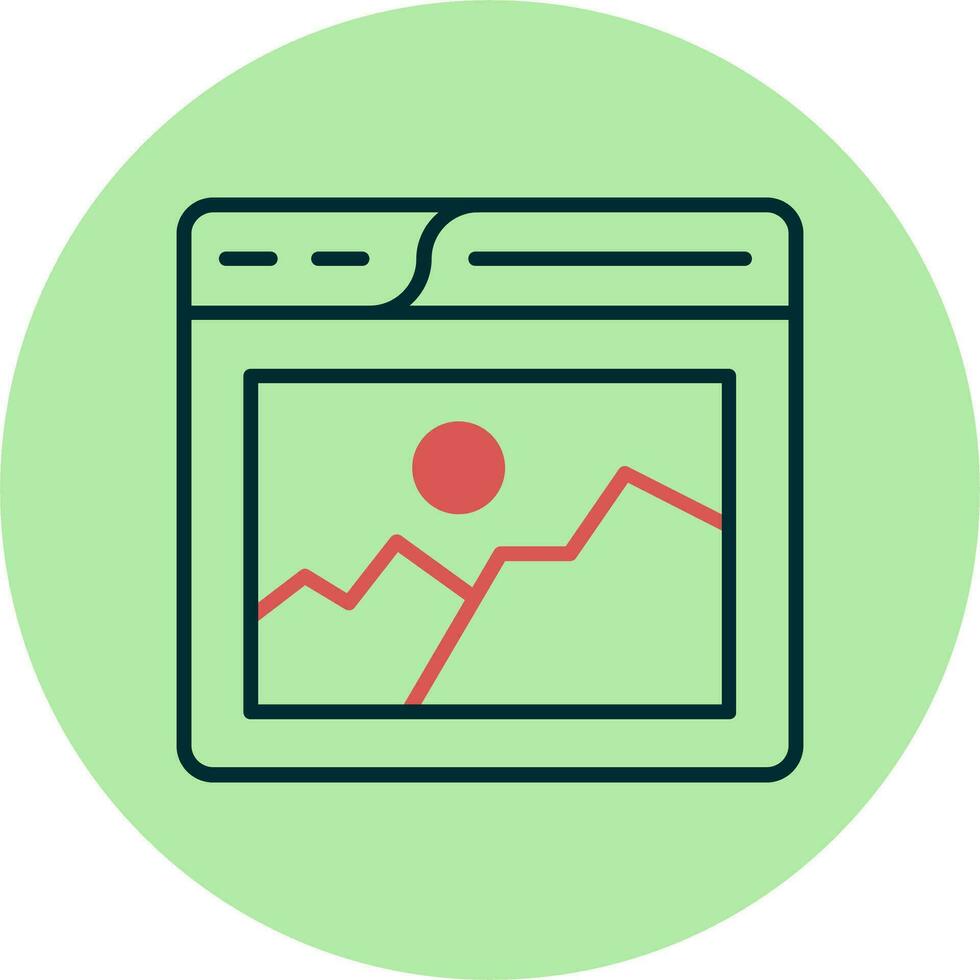 galerij vector pictogram