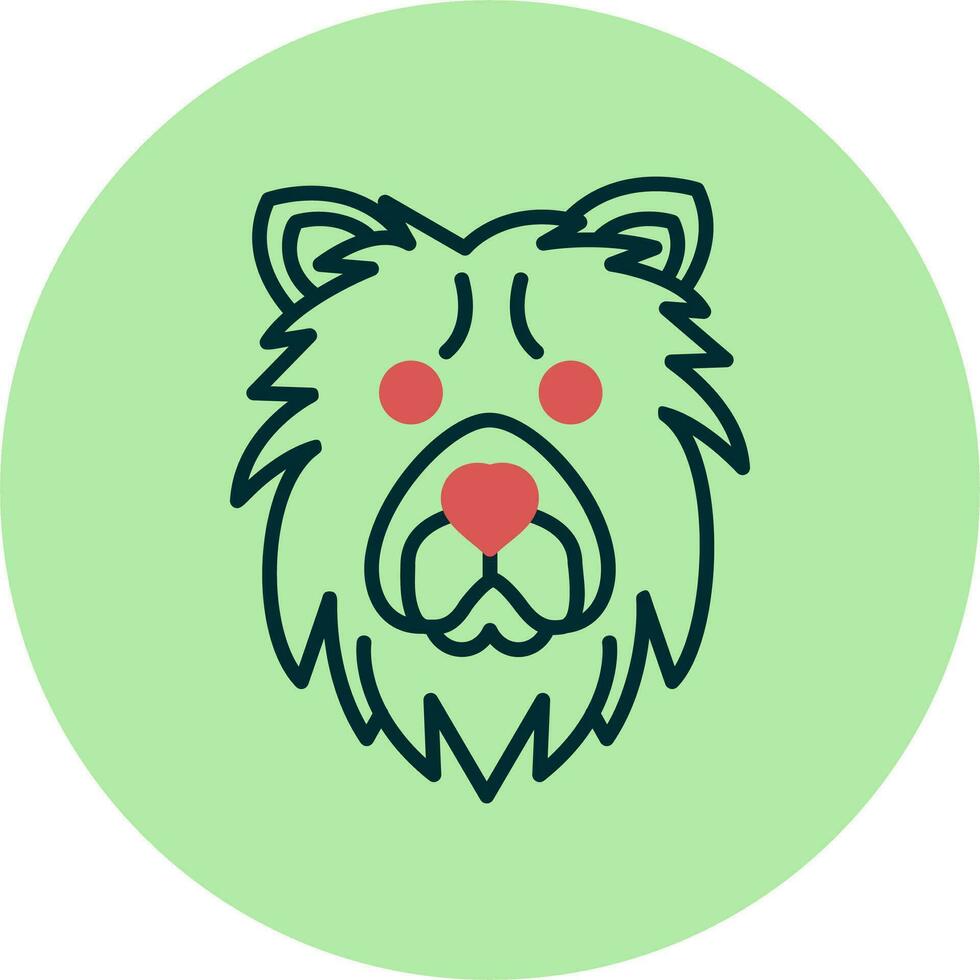 chow chow vector icoon