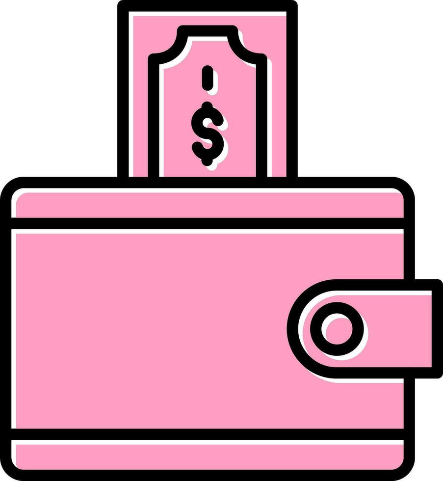 portemonnee vector pictogram