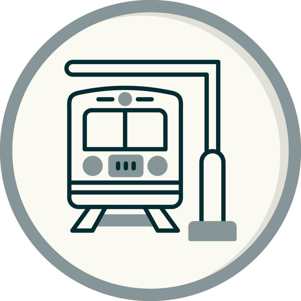 trein station vector icoon