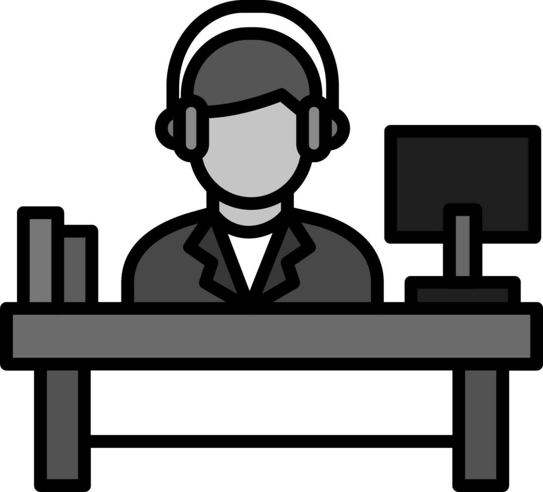 help desk vector pictogram