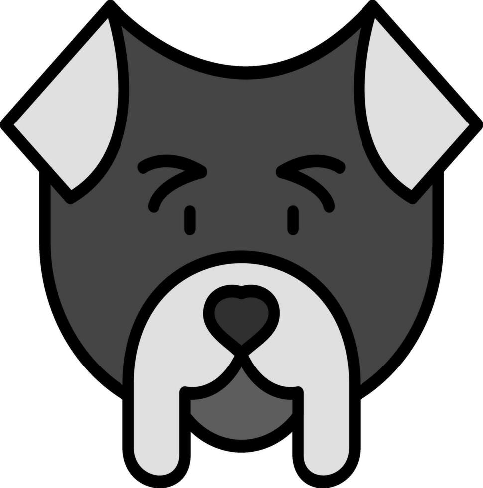 bulldog vector icoon