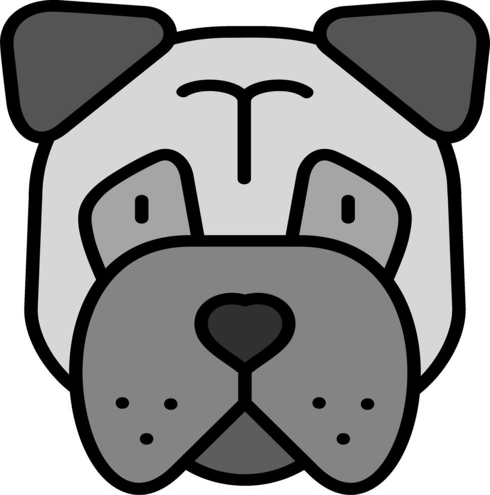 bullmastiff vector icoon