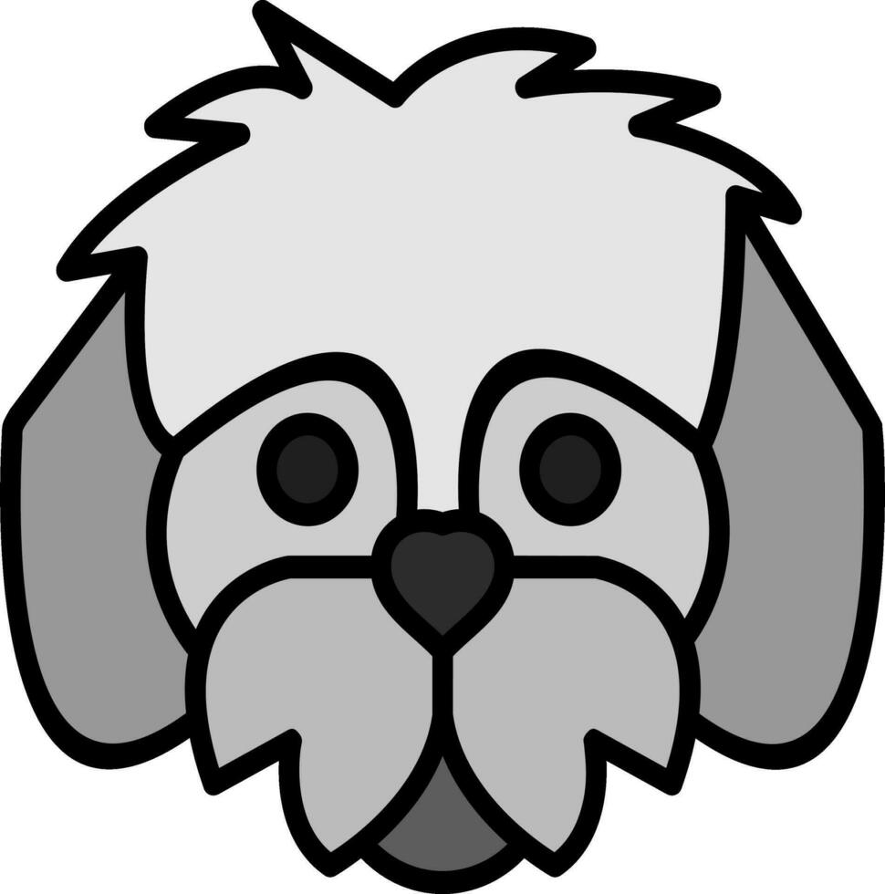 shih tzu vector icoon