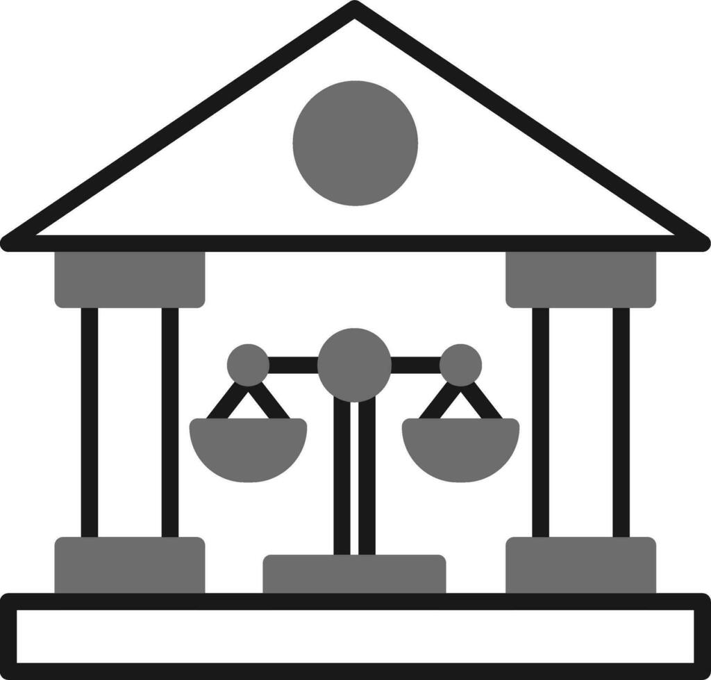 rechtbank vector icoon