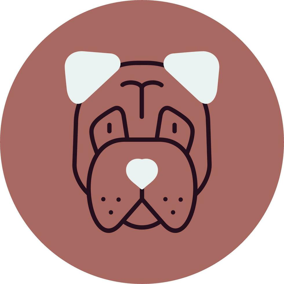 bullmastiff vector icoon