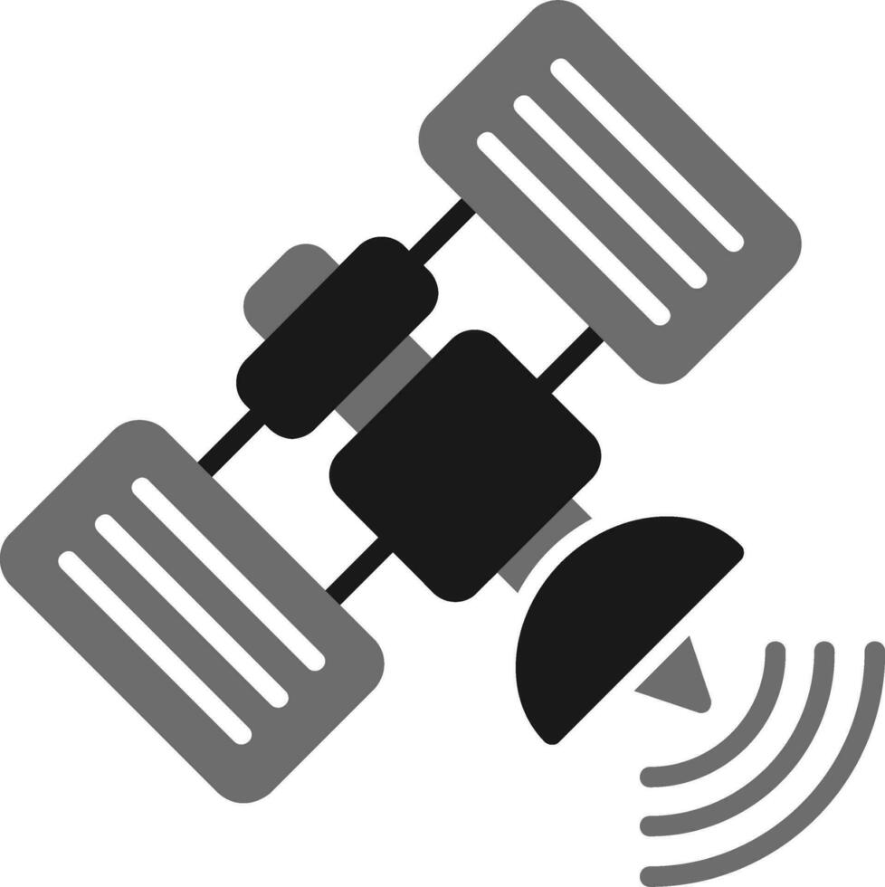 satelliet vector pictogram