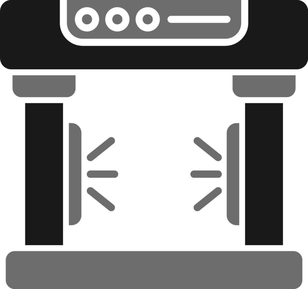 metaal detector vector icoon