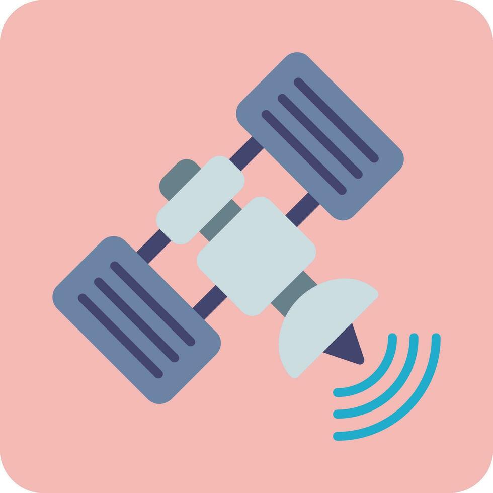 satelliet vector pictogram