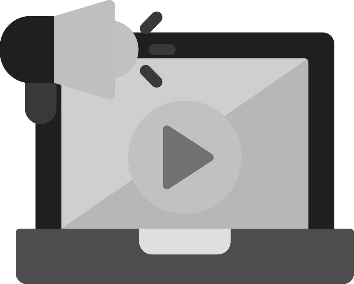 videomarketing vectorpictogram vector