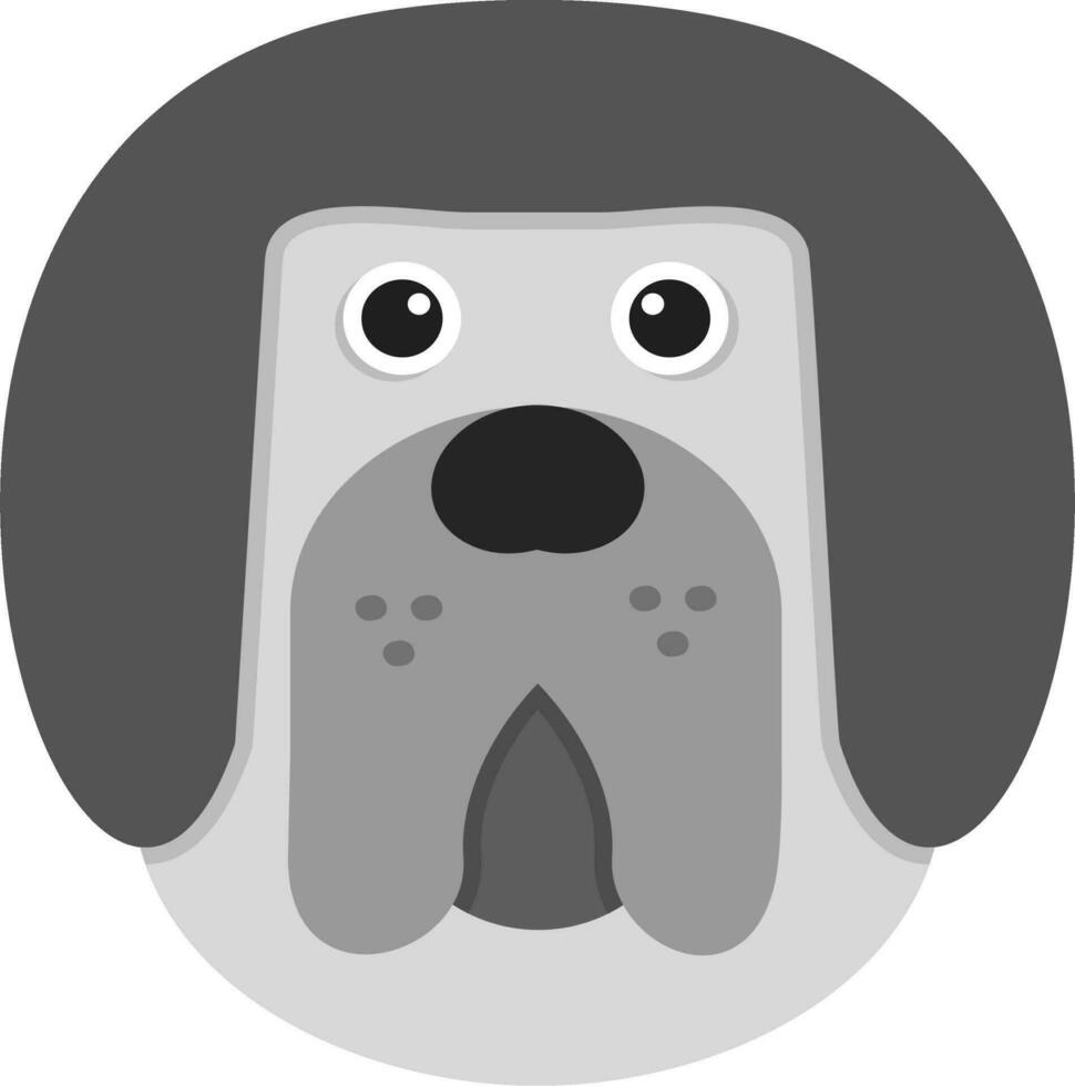 Tibetaans mastiff vector icoon