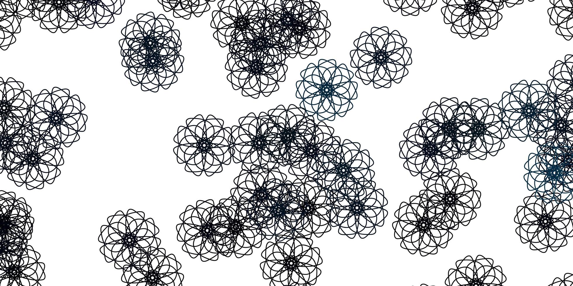 lichtgroene vector natuurlijke lay-out met bloemen.