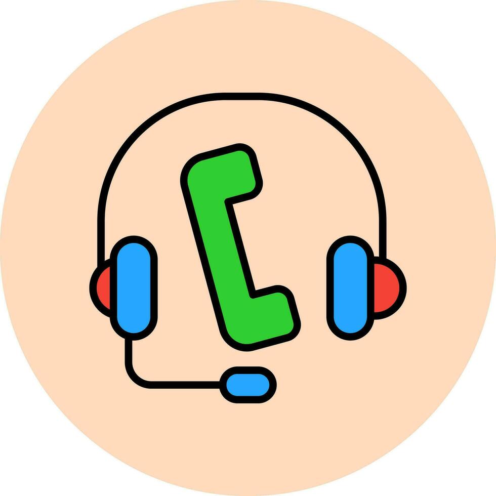 callcenter vector pictogram