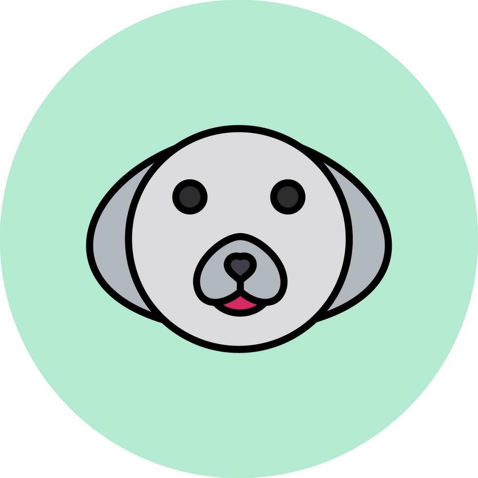 bichon frise vector icoon