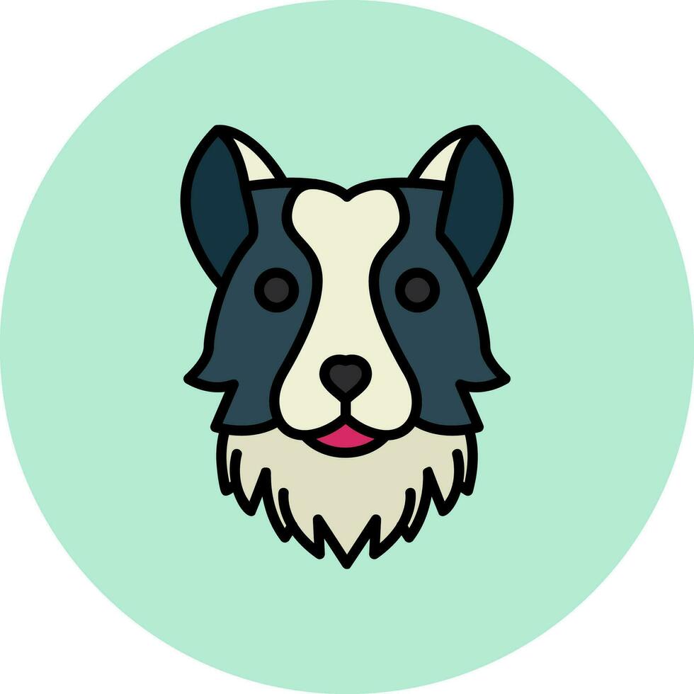 collie vector icoon