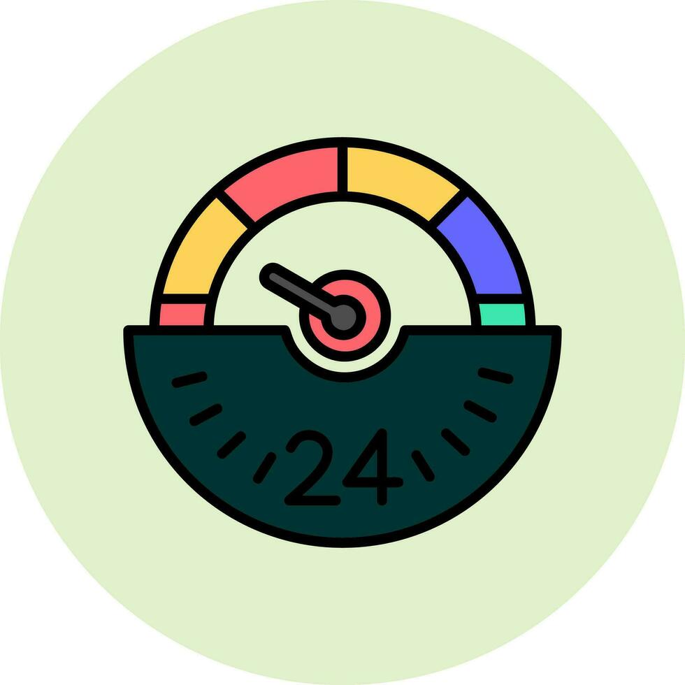 snelheidsmeter vector icoon