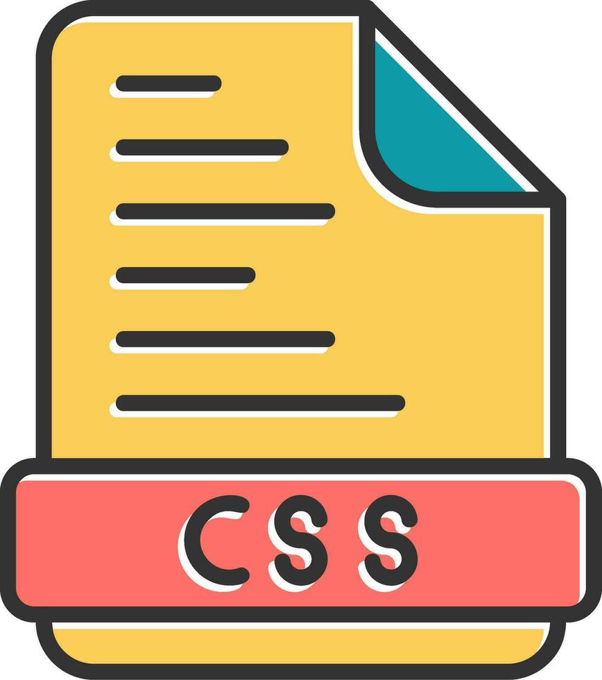 css het dossier vector icoon