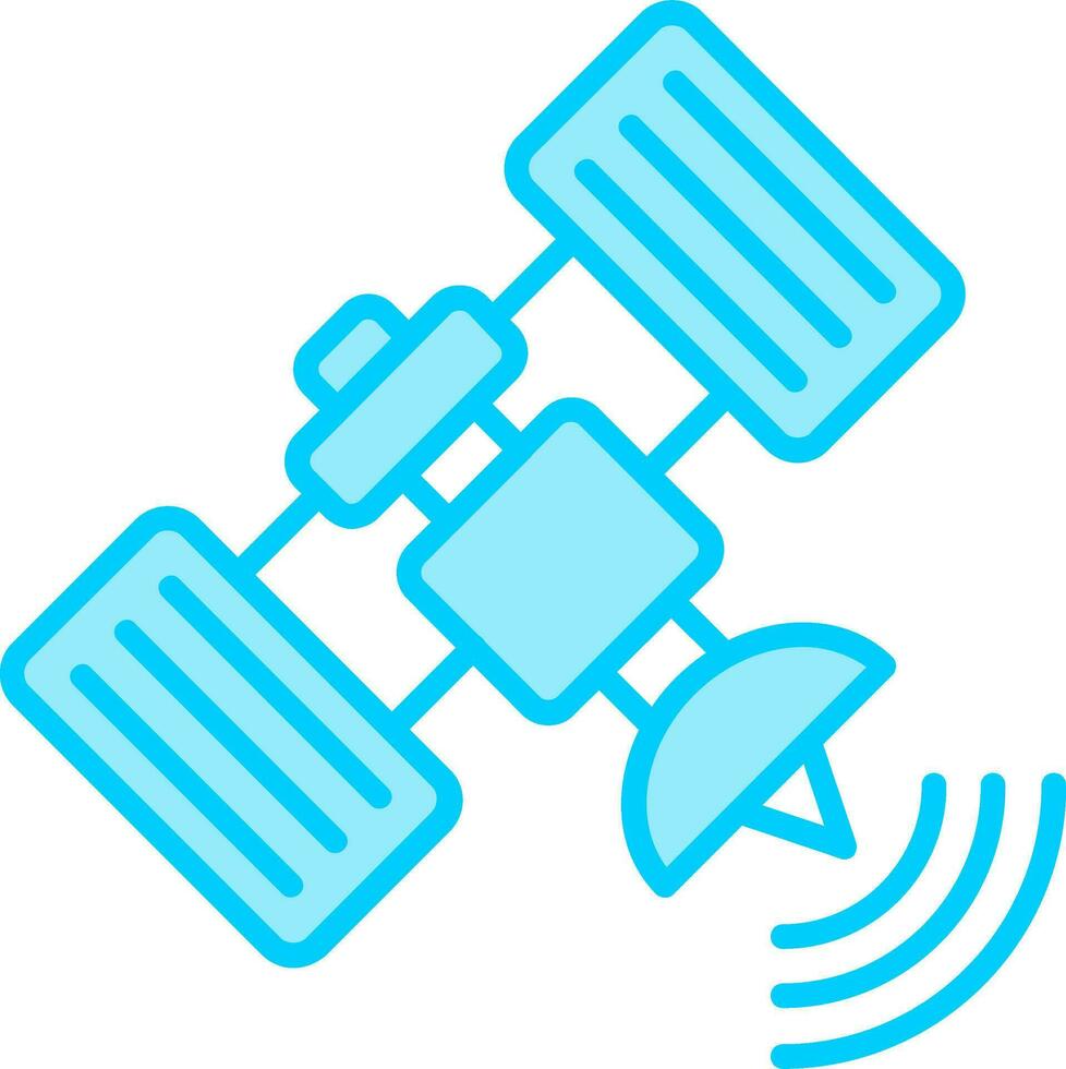 satelliet vector pictogram