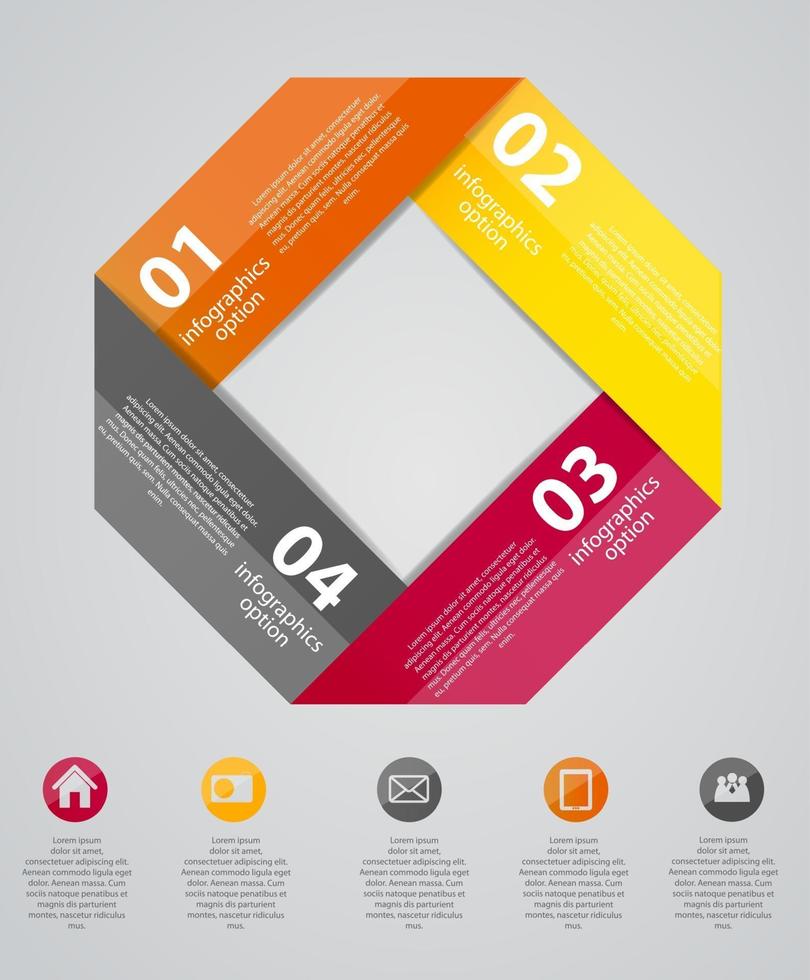 infographic zakelijke sjabloon vectorillustratie vector