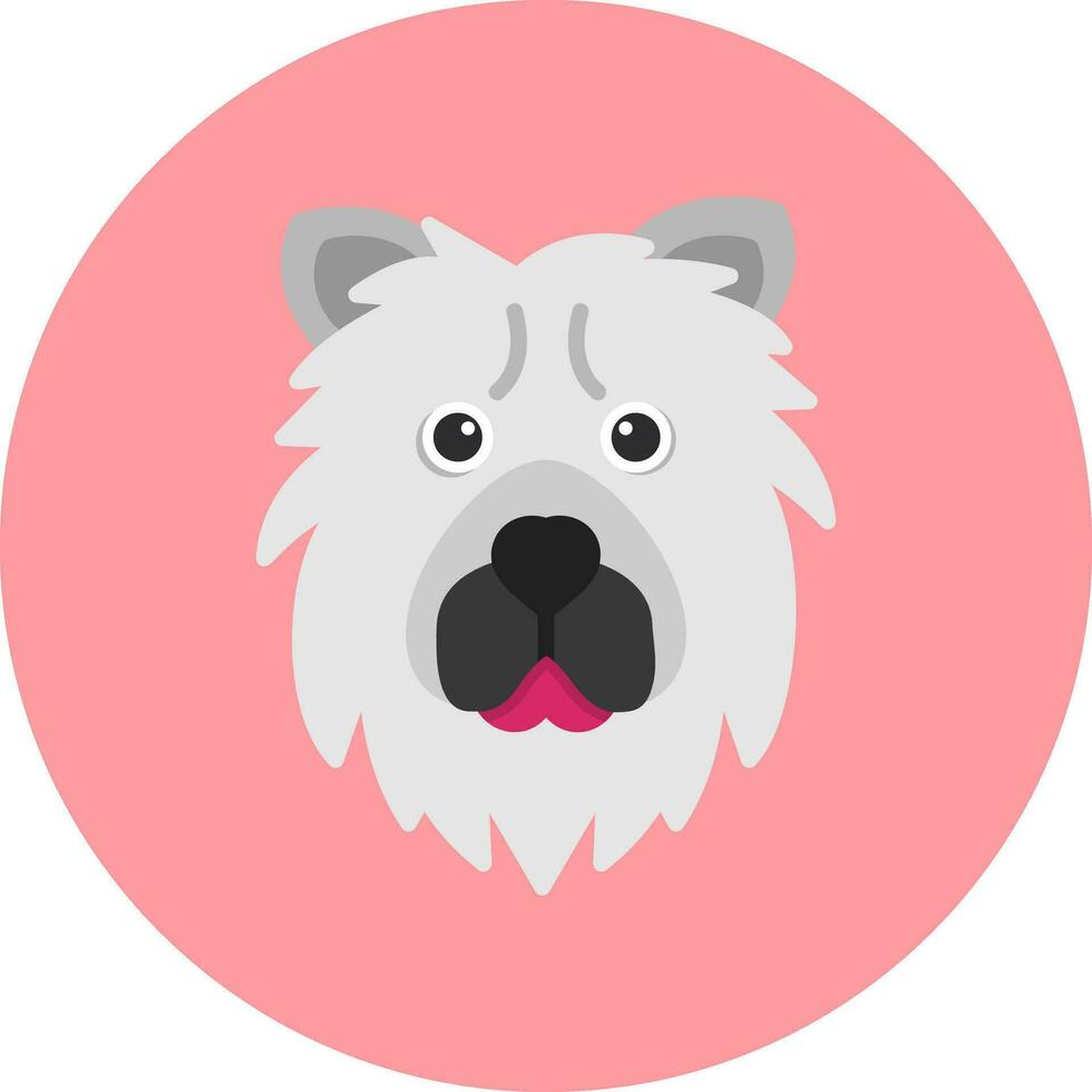 chow chow vector icoon