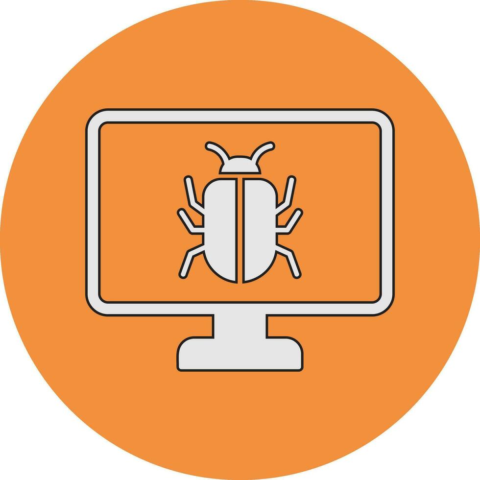 bug vector pictogram