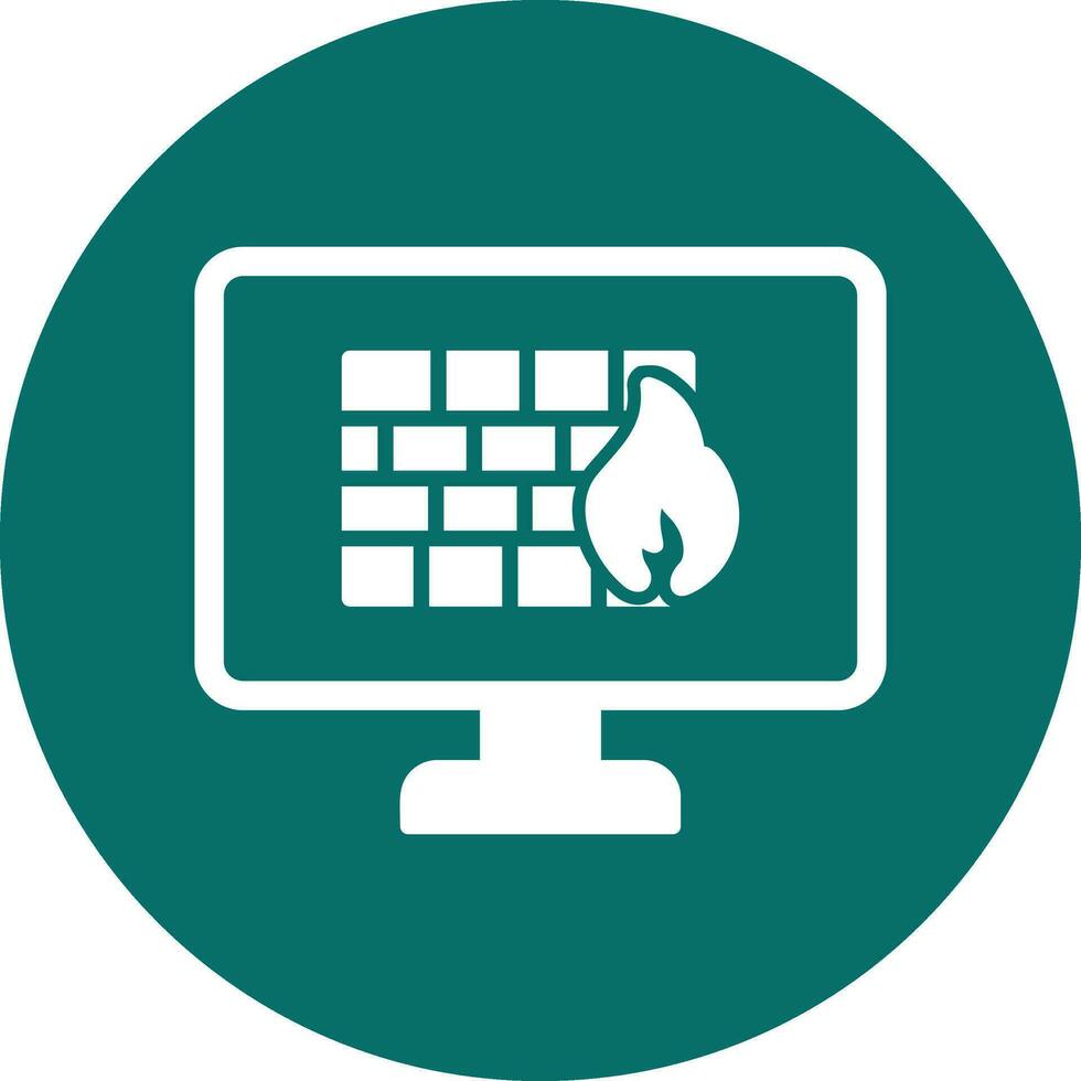 firewall vector pictogram