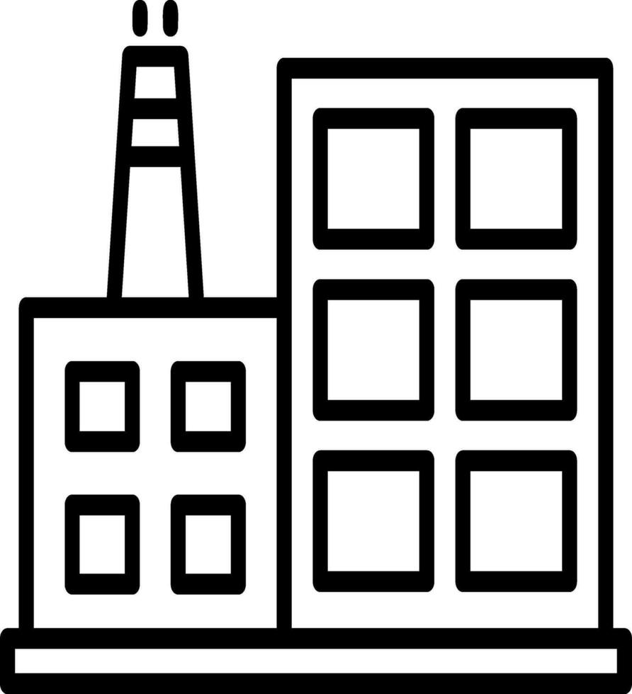 fabriek vector pictogram