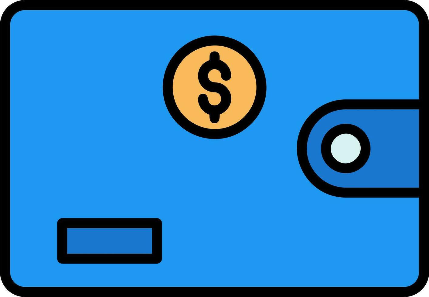 portemonnee vector pictogram