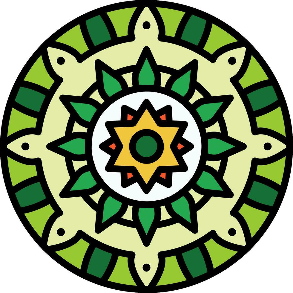 mandala vector icoon