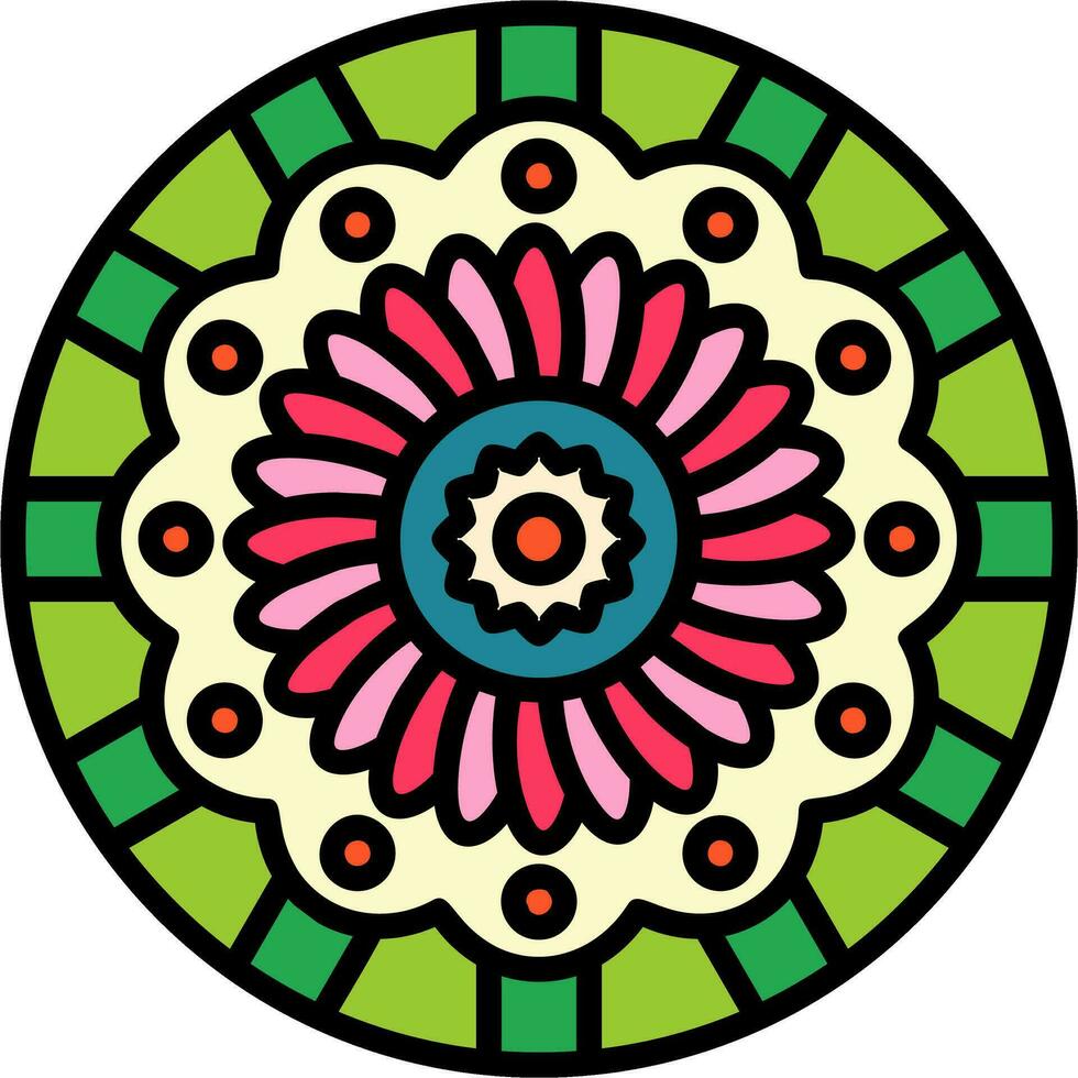 mandala vector icoon