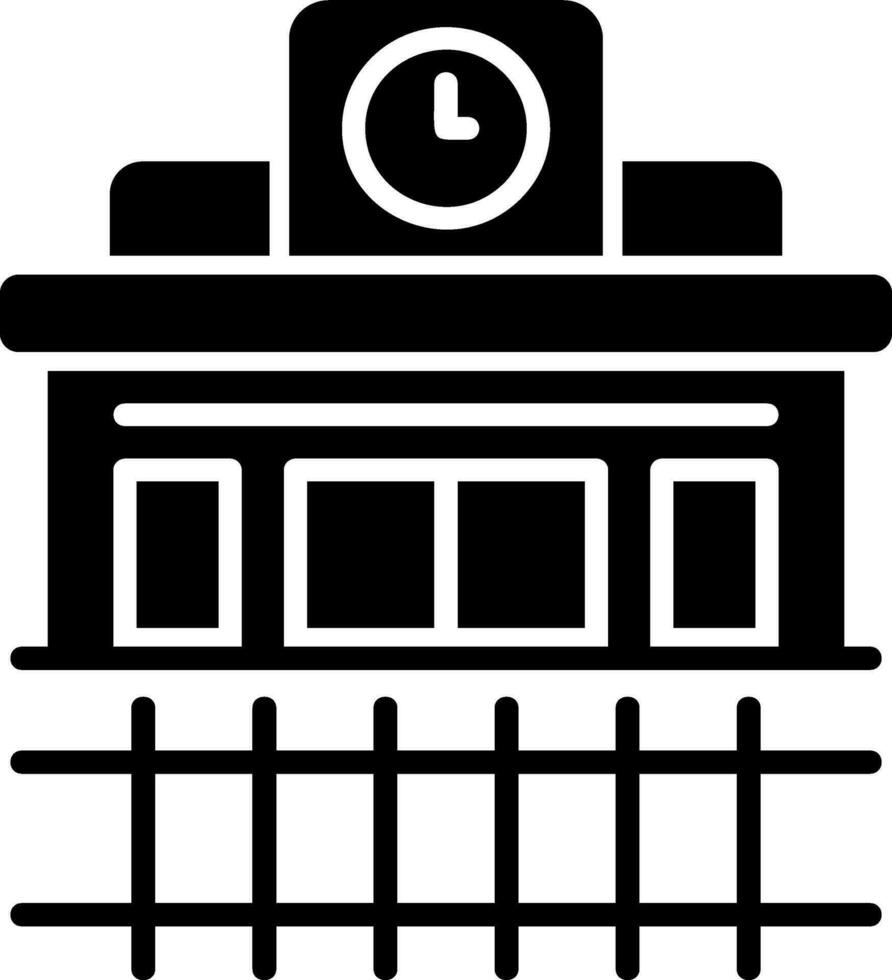 trein station vector icoon