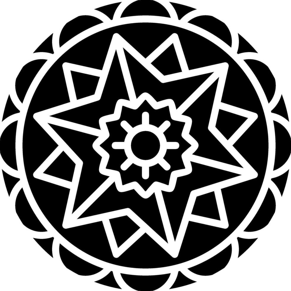 mandala vector icoon