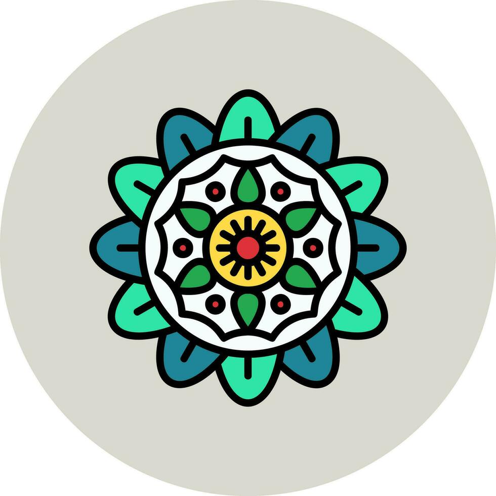 mandala vector icoon