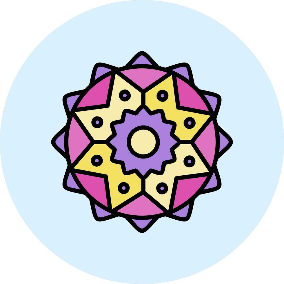 mandala vector icoon