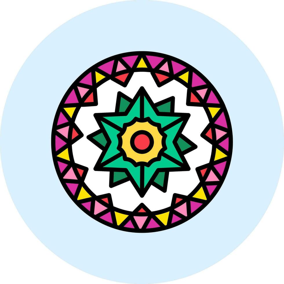 mandala vector icoon