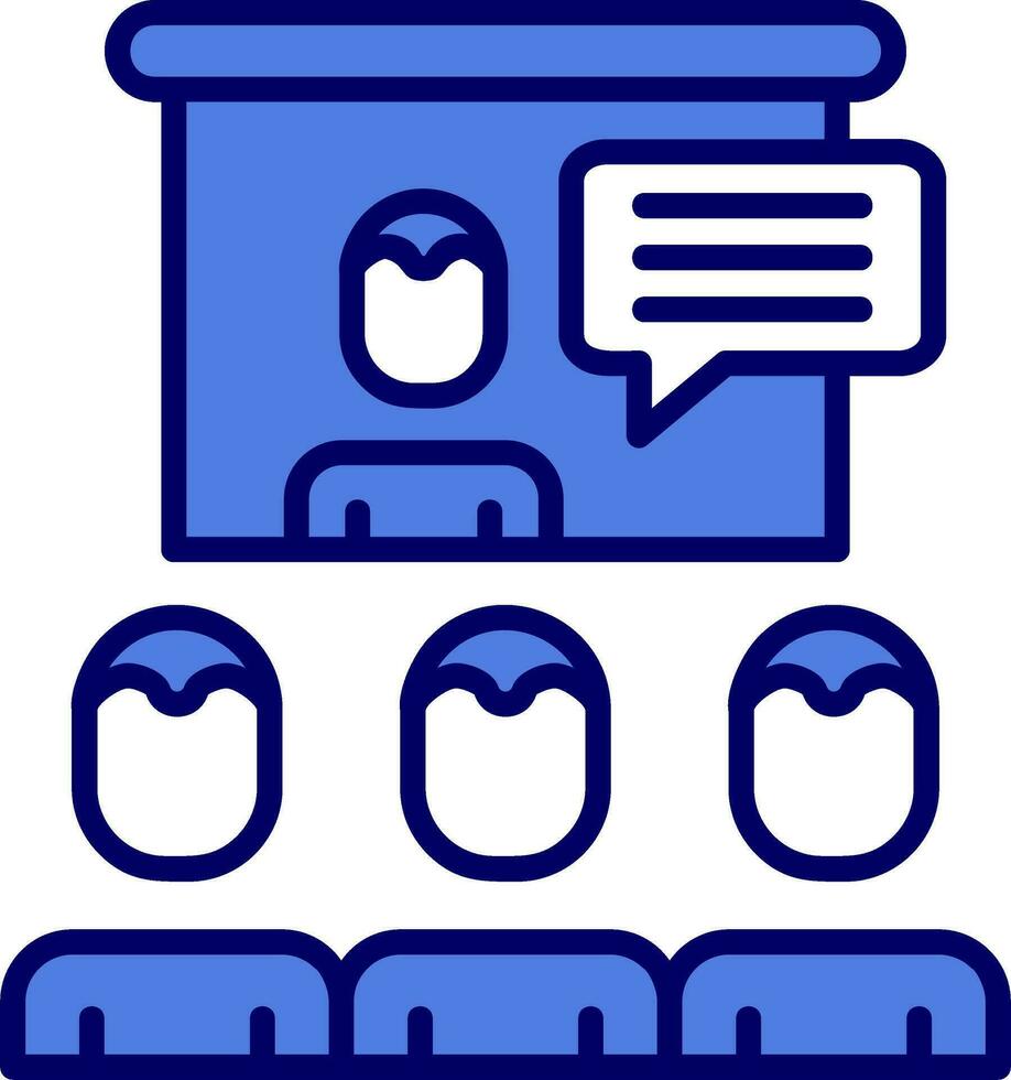 conferentie vector pictogram