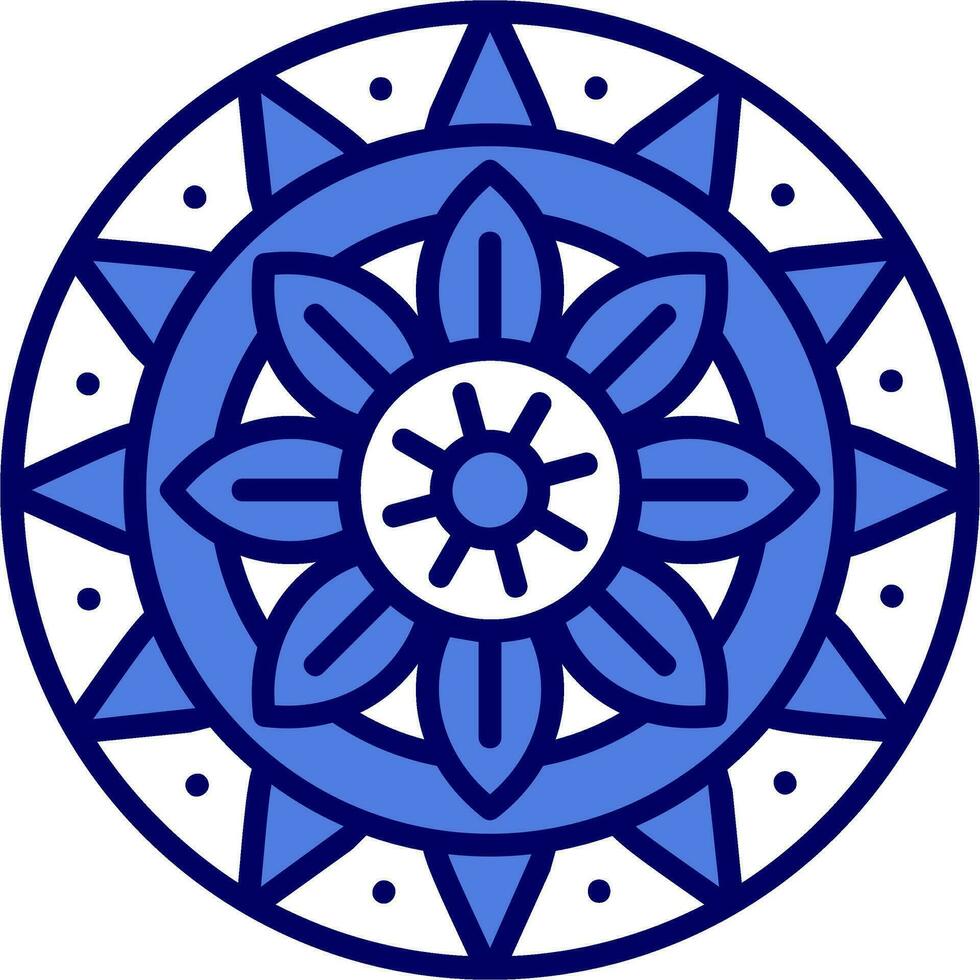 mandala vector icoon