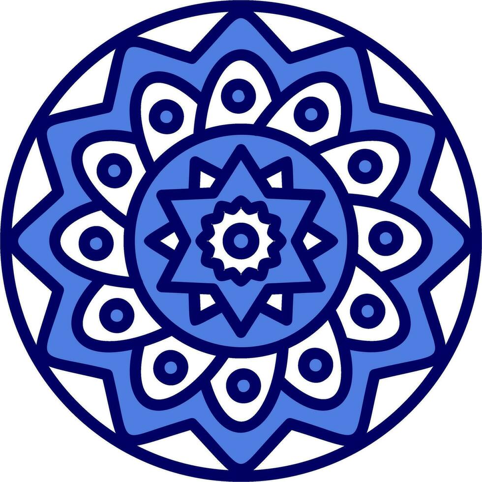 mandala vector icoon