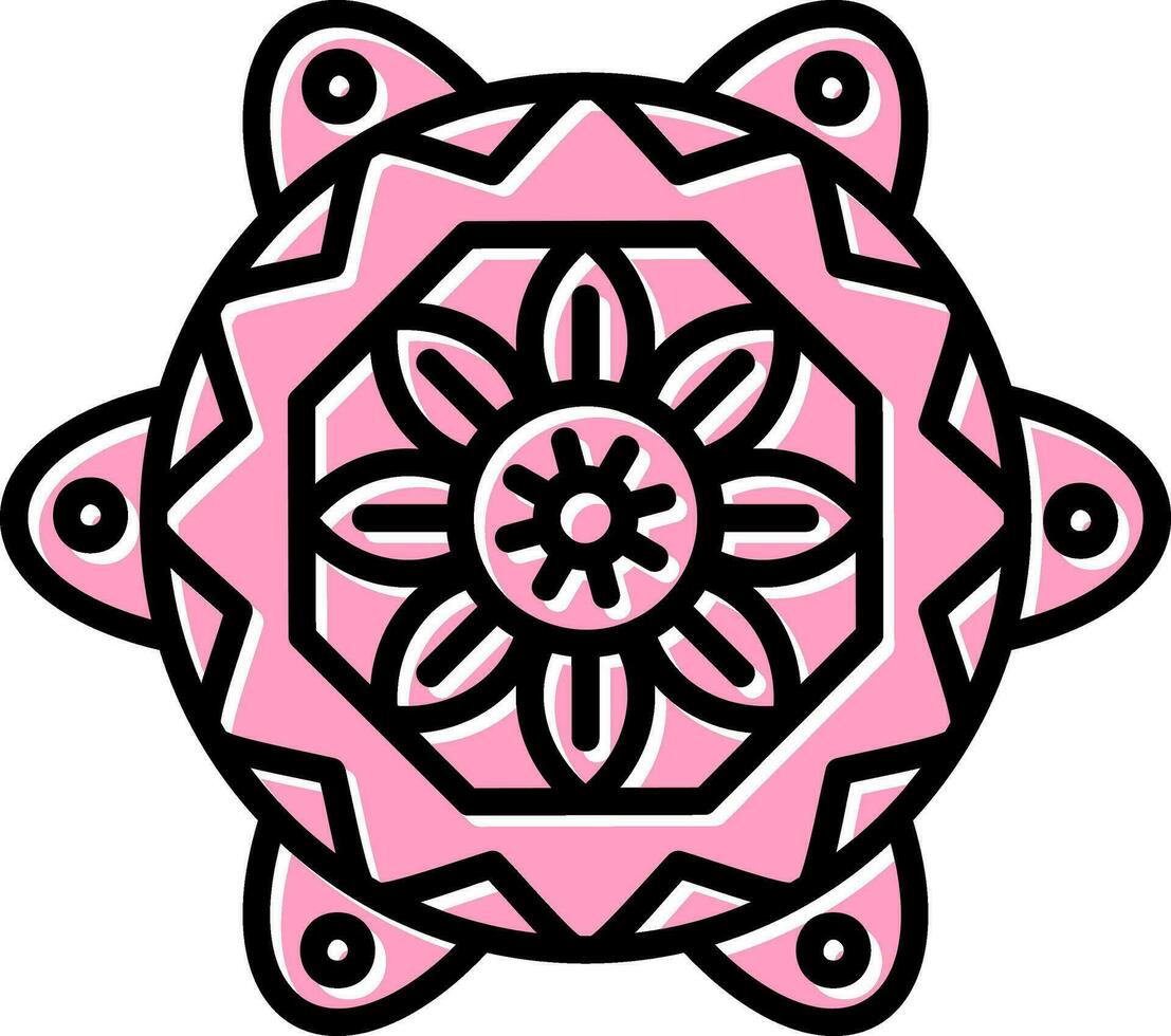 mandala vector icoon