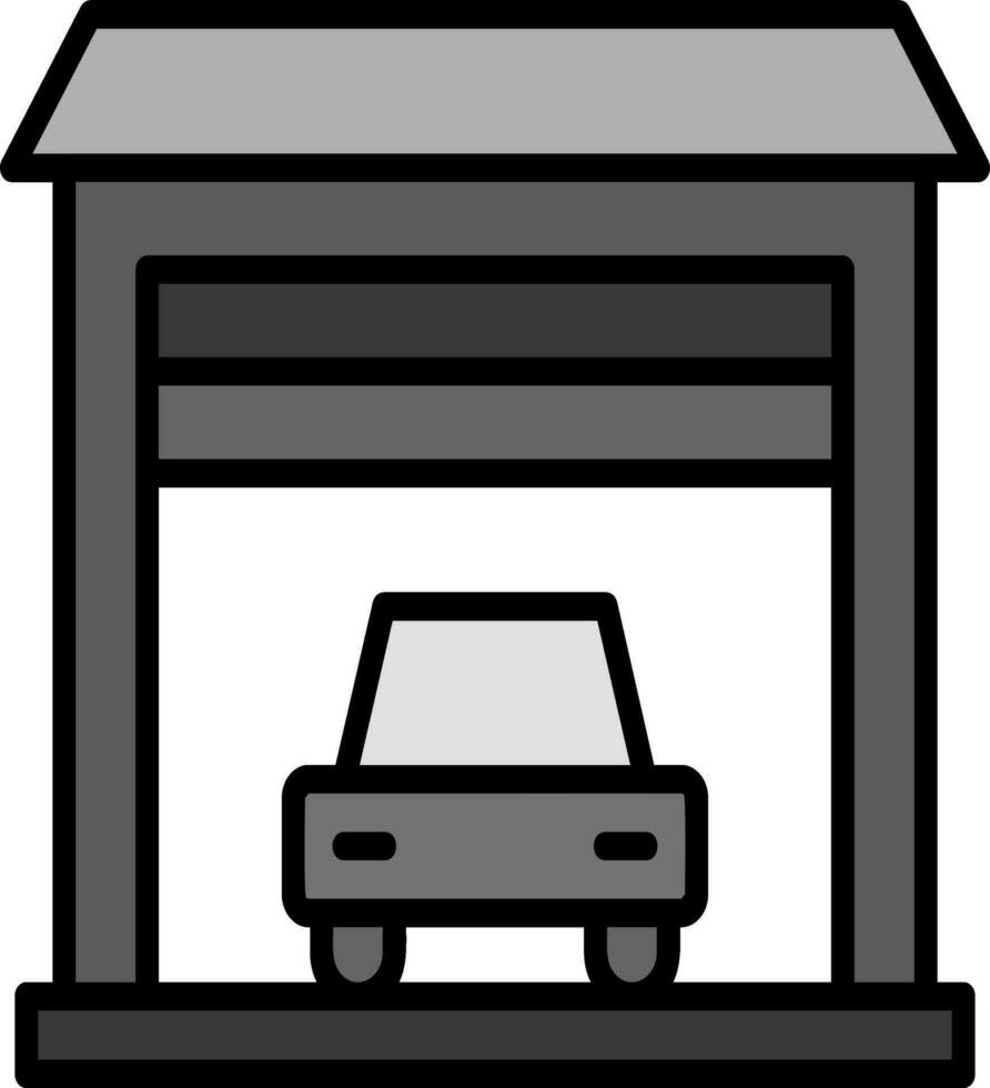 garage vector icoon