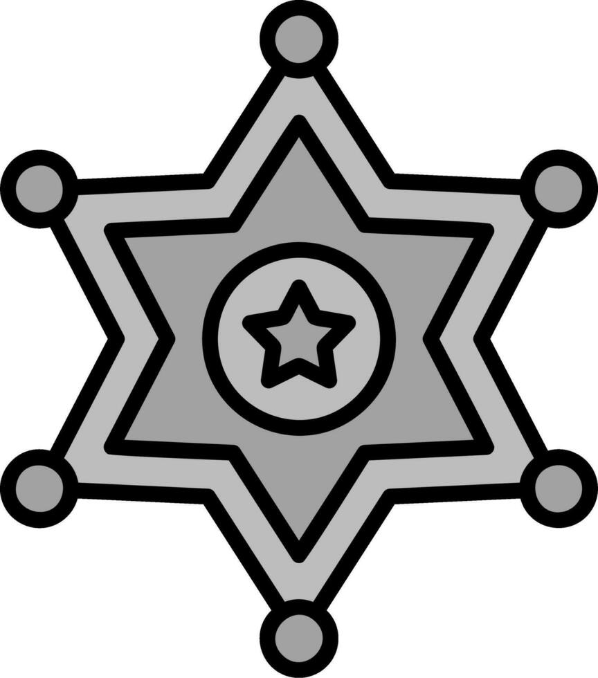 sheriff insigne vector icoon