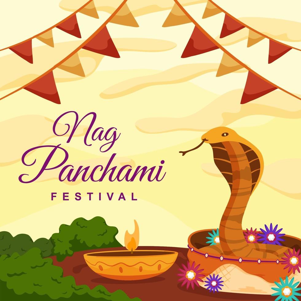 festival zeur panchami achtergrond vector