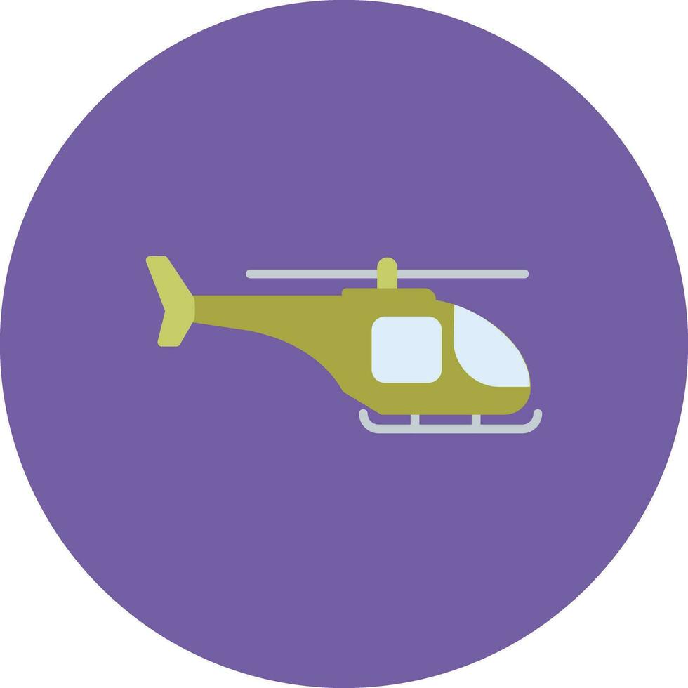 leger helikopter vector icoon