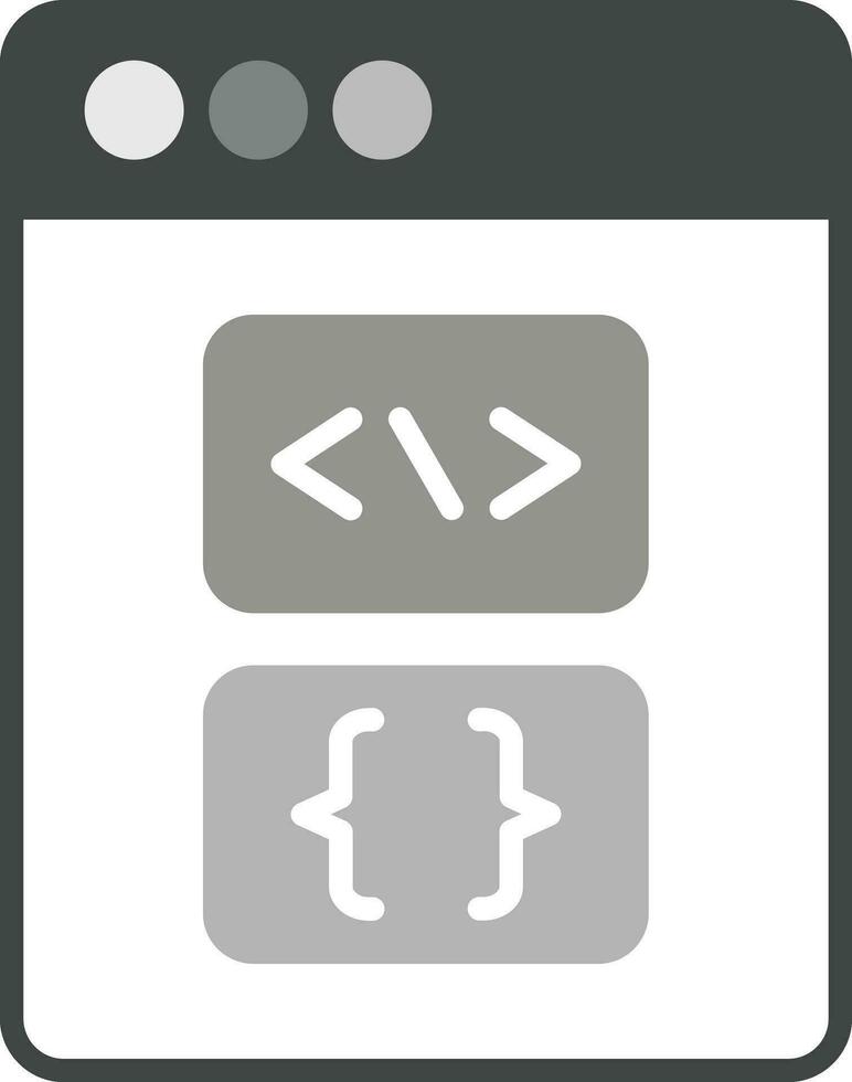 programmering taal vector icoon