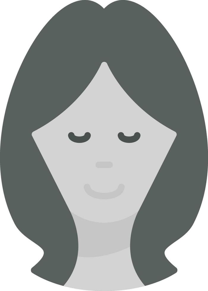 vrouw gezicht vector icoon