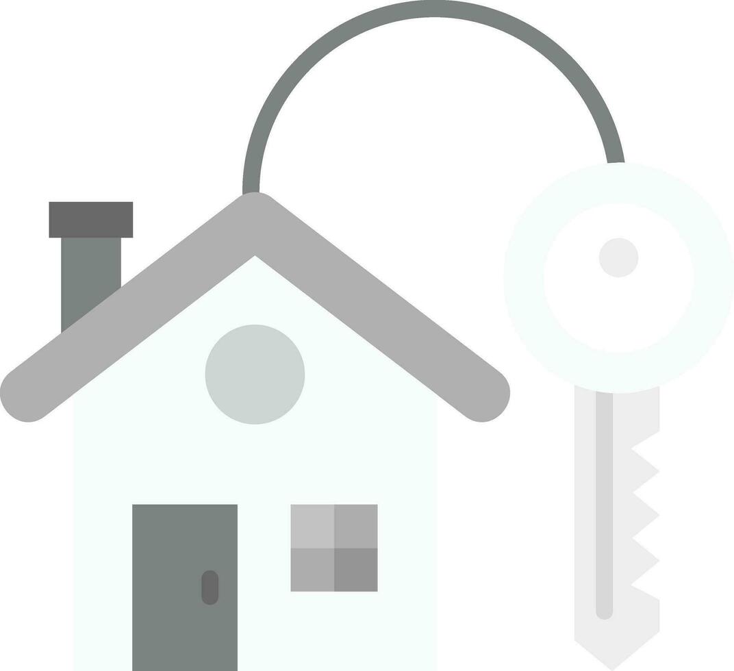 huis sleutel vector pictogram