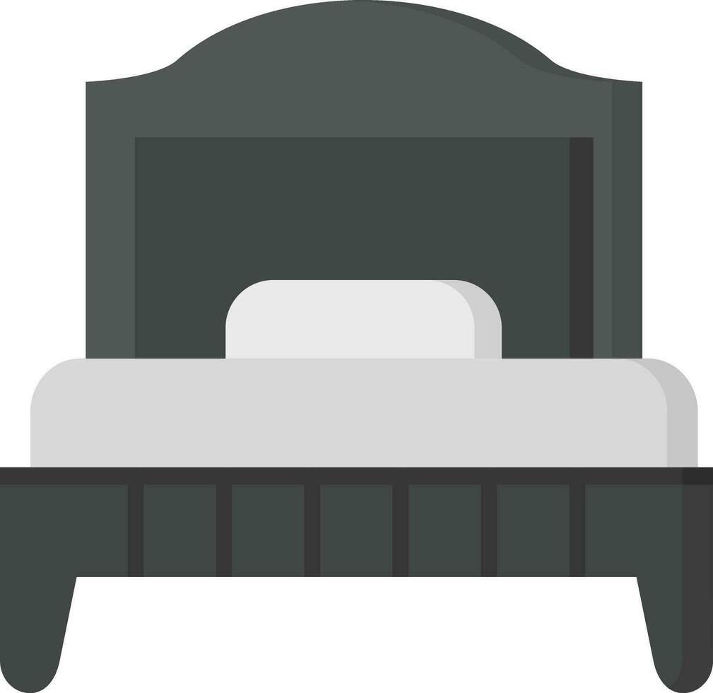 single bed kamer vector icoon