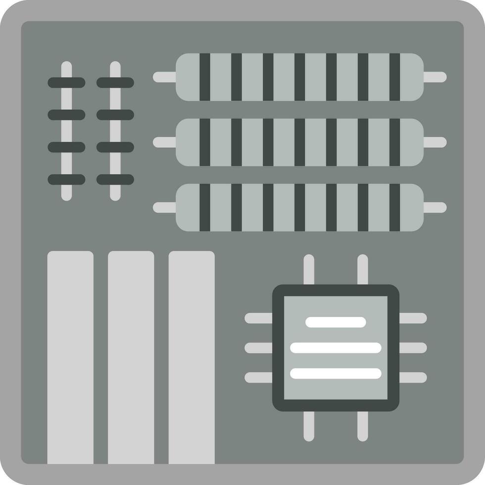 moederbord vector pictogram