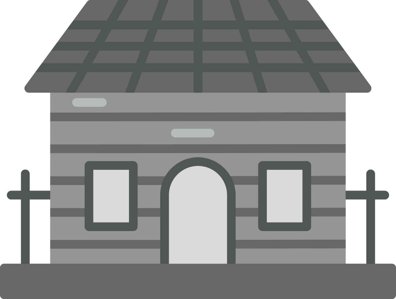 houten huis vector icoon